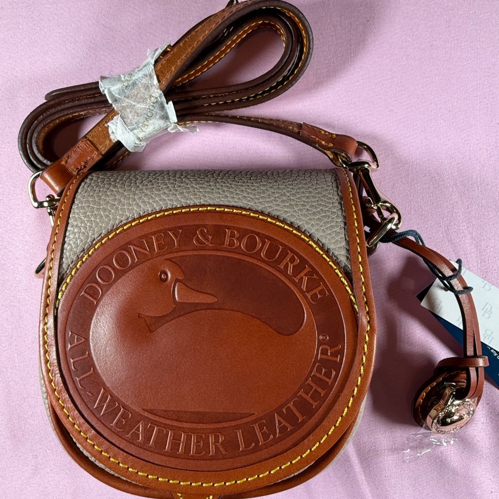 Dooney & Bourke Brown and Gray Mini Bag NWT
